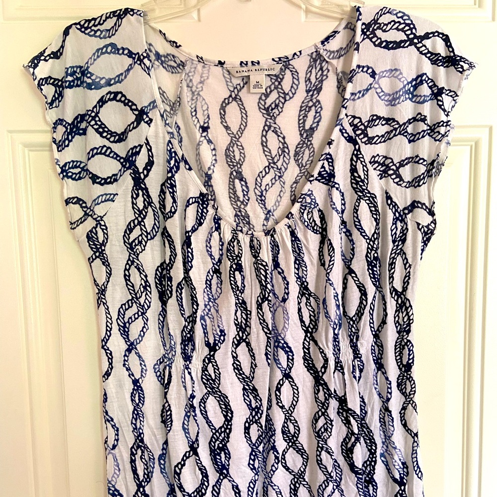 Nautical Banana Republic Shell!